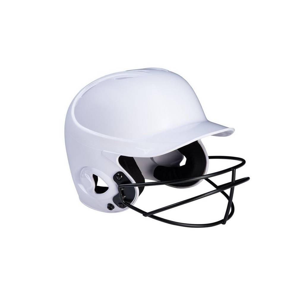 Casco Mizuno MVP Series Solid Batting Helmet with Fastpitch Softball Mask Para Mujer Blancos 6984573